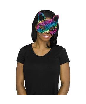 Cat Masks With Tattoos Rainbow