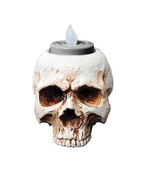 Skull Tea Lights Halloween Decor 3.4"