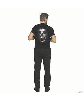 16 1/2" Skull Drawstring Backpack Accessory