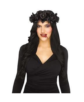 Bloody Floral Headpiece Costume Accessory