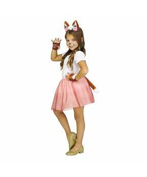 Kids Forest Friends Fox Pink Tutu Kit Costume