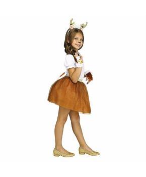 Kids Pretty Pets Deer Brown Tutu Kit Costume