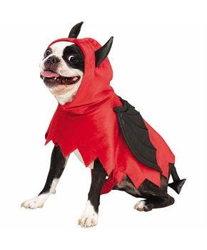Pet Poncho Devil Doggie Halloween Costume
