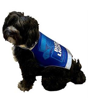 Bud Light Can Dog Costume