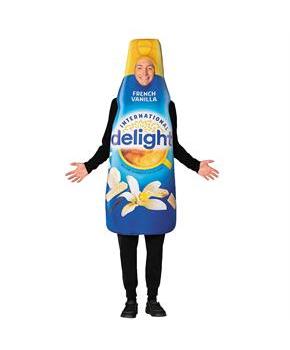 Adults International Delight French Vanilla Creamer Costume