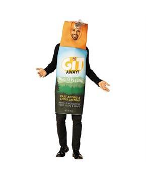 Adults Git Away! Bug Repellent Tunic Costume
