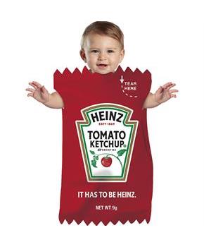 Heinz Ketchup Packet Bunting Costume