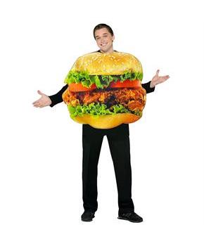 Get Real Chicken Sandwich Adult Cotume Costume