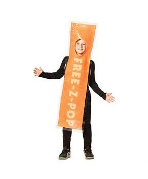 Kids Orange Free-Z-Pop Ice Costume
