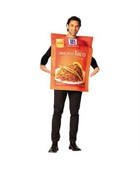 Adults McCormick Taco Seasoning Packet Costume