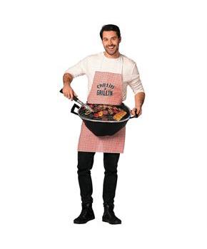 Adult's Grill Master Apron with Grill Costume