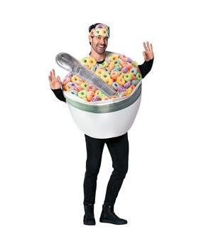 Adult's Bowl of Cereal with Spoon Costume