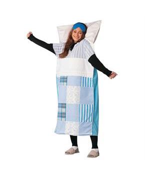 Adult's Sleeping Bed with Pillow & Comforter Costume