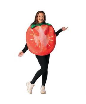 Adult's Tomato Slice Costume