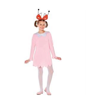Kids Dr. Seuss How the Grinch Stole Christmas Cindy Lou Who Dress Costume