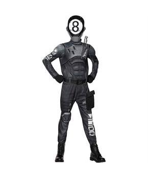 Kids Fortnite 8-Ball Jumpsuit Costume