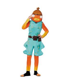 Kids Fortnite Fishstick Jumpsuit Costume