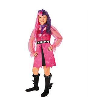 Kids Monster High Pink & Purple Draculaura Costume