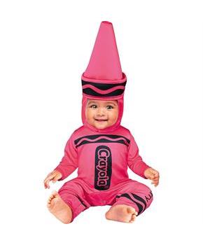 Baby Crayola Pink Crayon Jumpsuit Costume