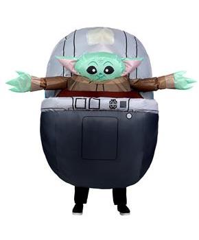 Adults Star Wars Grogu in Pram Inflatable Costume