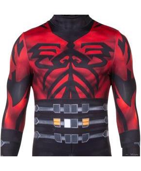 Adults Zentai Star Wars: The Clone Wars Darth Maul Jumpsuit Costume