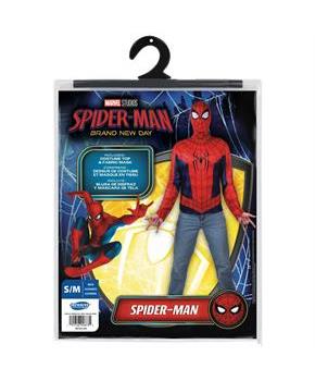 Adults Marvel Spider-Man 4: Brand New Day Spider-Man Costume Top with Mask