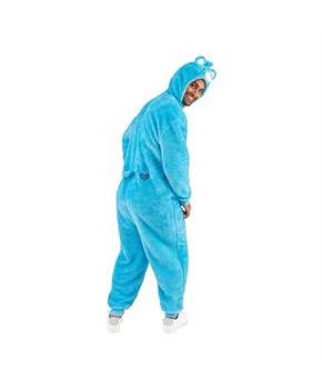 Adults Care Bears Grumpy Bear Hooded Onesie Jumpsuit Costume