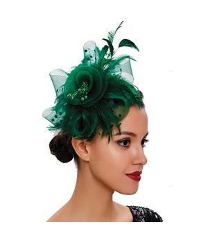Adults Green Kentucky Derby Fascinator Hat