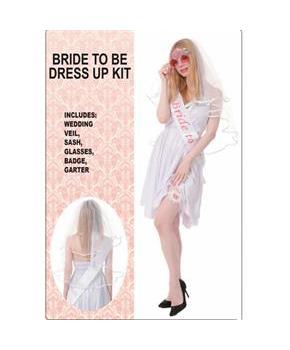 Adults Bride-to-Be Costume Accessory Kit - 5 Pc.