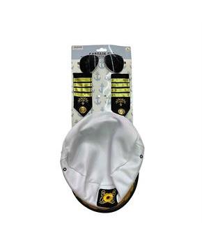 Adults Boat Captain Costume Accessory Kit - 4 Pc.