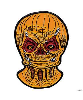 1 1/2" Trick 'r Treat Sam Unmasked Monster Face Full-Color Enamel Pin