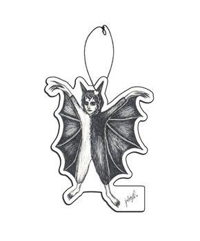 3 1/2" The Little Ghouls Bat Boy Lavender Fear Freshener