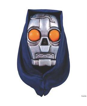 Adults The Worst Robot Reaper Overhead Latex Mask with Hood
