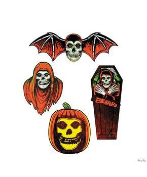 Misfits Cutout Wall Decoration Collection - Series 1 4 Pc.