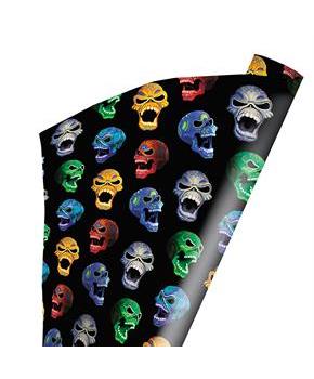 Wrapped in Terror Iron Maiden Nights of the Dead Wrapping Paper 96" x 30"