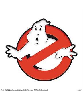 1 3/4" GhostbustersT No Ghost Symbol Glow-in-the-Dark Full-Color Enamel Pin