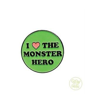 The Toxic Avenger I Love the Monster Hero Full-Color Enamel Pin 1 3/4"