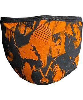 Adults Halloween (1978) Collage Black & Orange Reusable PPE Face Mask