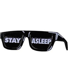 John Carpenter's They Live Stay Asleep Glasses Enamel Pin