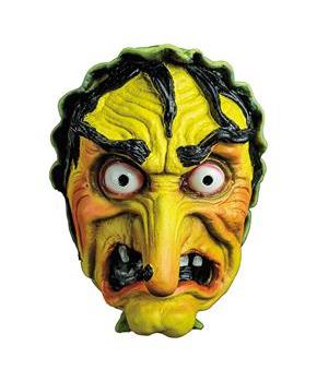 Chamber of Horrors Green Latex Overhead Witch Mask