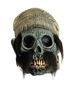 Adults Illusive Concepts Pirate Skull Overhead Latex Mask