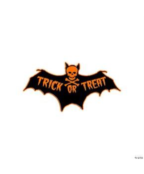 Toxictoons Trick-or-Treat Bat Full-Color Enamel Pin 1 1/2"