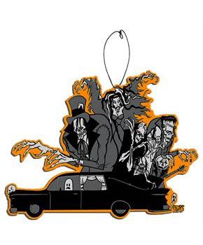 3-1/2" Toxictoons A Haunting We Will Go Vanilla Fear Freshener