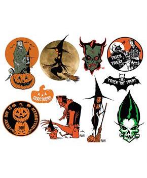 3" Toxictoons Character PVC Sticker Pack