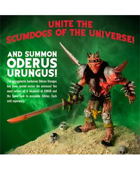 Gwar Spew Tank with Blood Slime & Oderus Urungus Collectible Build-A-Figure