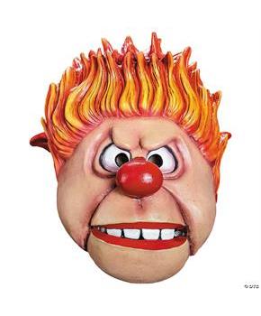 The Year Without Santa Claus Heat Miser Latex Mask - One Size