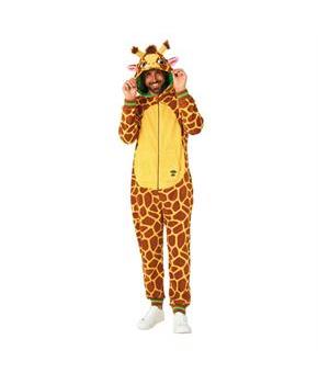 Adults Giraffe Hooded Onesie Costume