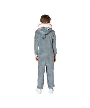 Kids Shark Hooded Onesie Costume