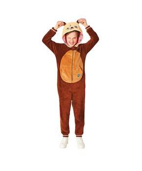 Kids Otter Hooded Onesie Costume