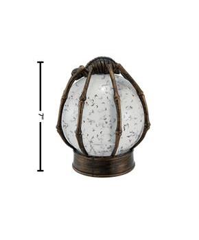Light-Up LED Spider Moving Water Ball Halloween Decoration
